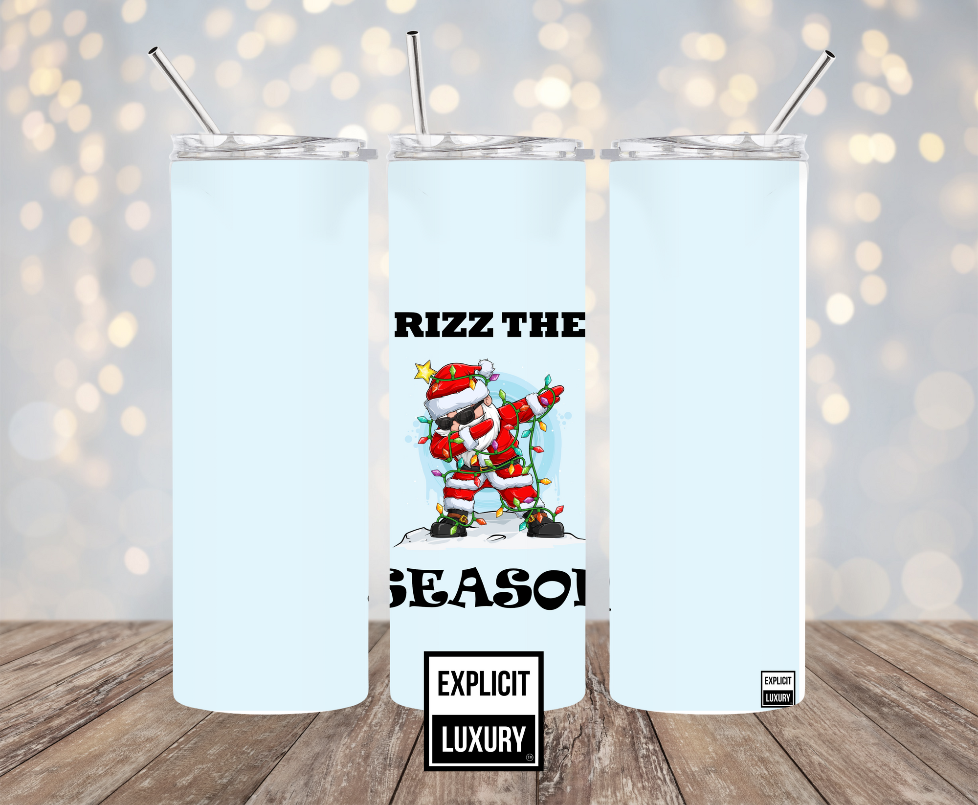 Rizz The Season Tumbler 20oz Skinny